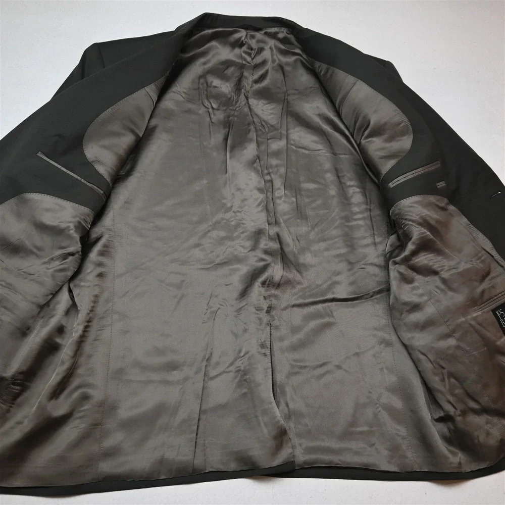 Jos A Bank 50S 44x29 Olive Green 100% Wool Gordon Mens Jacket Pants Suit